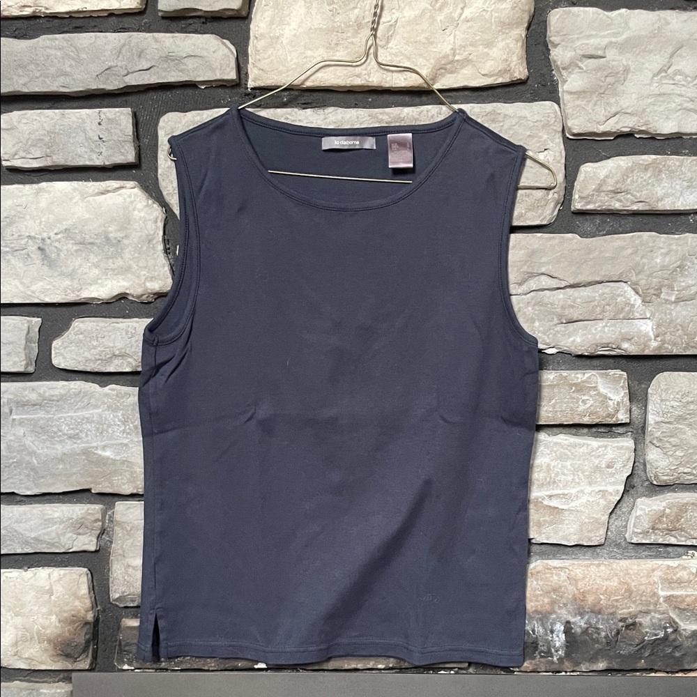 Liz Claiborne  Navy Tank